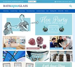 Bath Aqua Glass